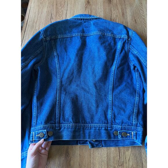LEE Vintage Medium Wash Denim Jacket Size Medium - Picture 6 of 6